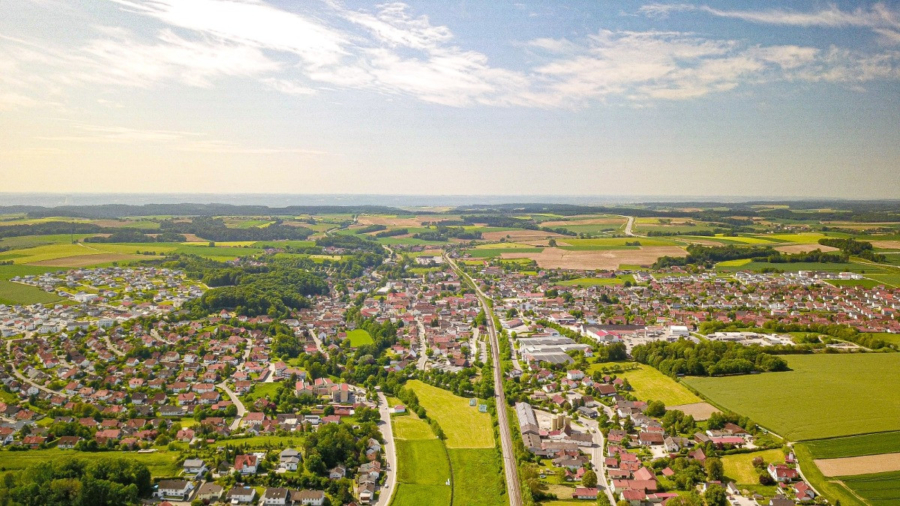 Charmantes Baugrundstück mit Panoramablick in Ergoldsbach - Ergoldsbach