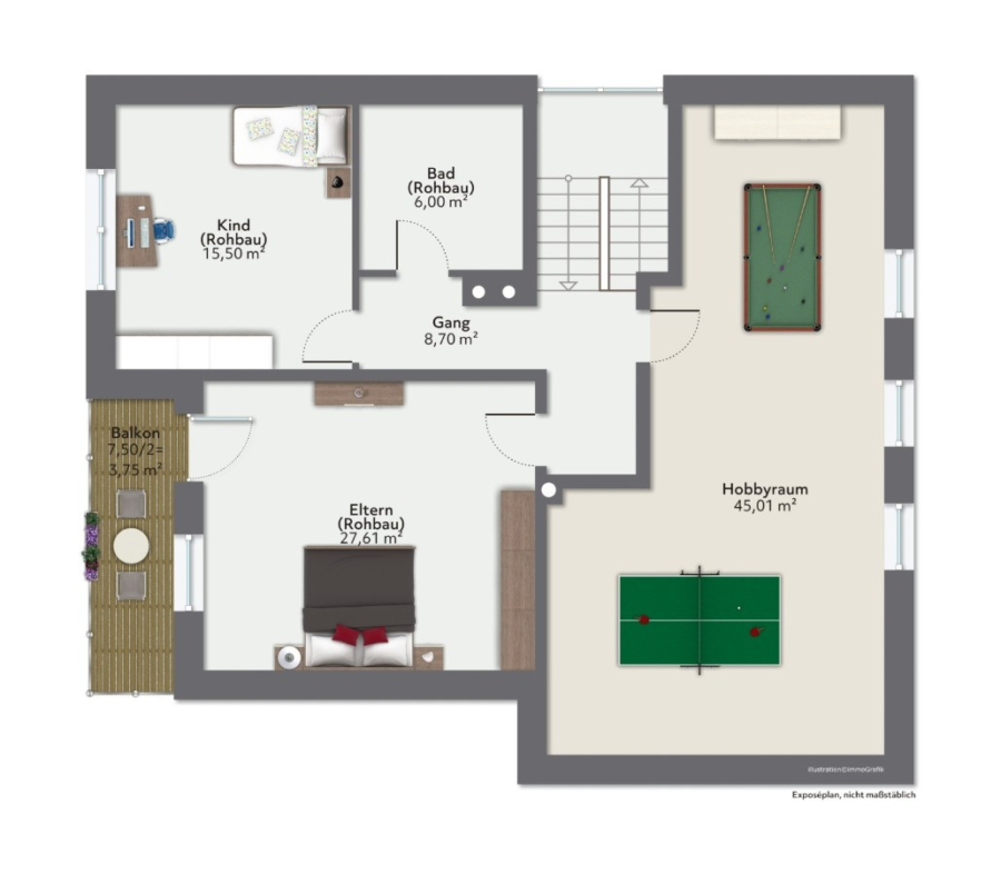 Dachgeschoss - Südausgerichtetes Familienhaus mit unverb. Panoramablick - ideal für Einzel- oder Mehrgenerationennutzung